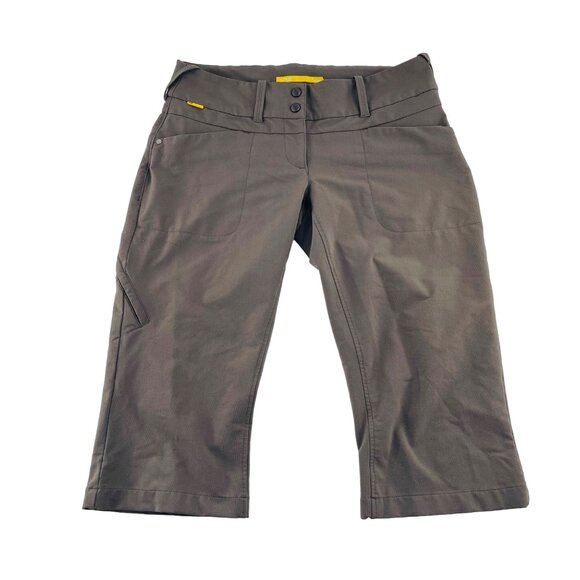 Lole Womens Outdoor Adventure Capri Pants Size 8 Green - Picture 1 of 7